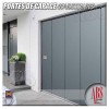 Portes de garage coulissantes à déplacement latéral