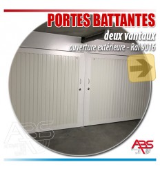 Portes de garage battantes - Boxes en sous-sol