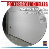 Portes de garage sectionnelles Hormann, installation en sous-sol