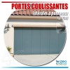 Portes de garage coulissantes à déplacement latéral