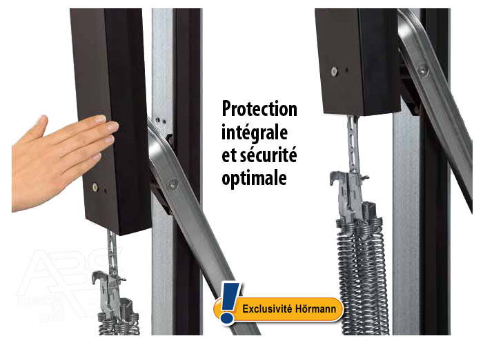 Protection porte de garage basculante