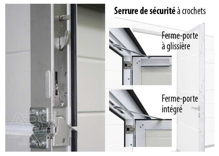 Serrure de porte de garage sectionnelle - Porte Sectionnelle